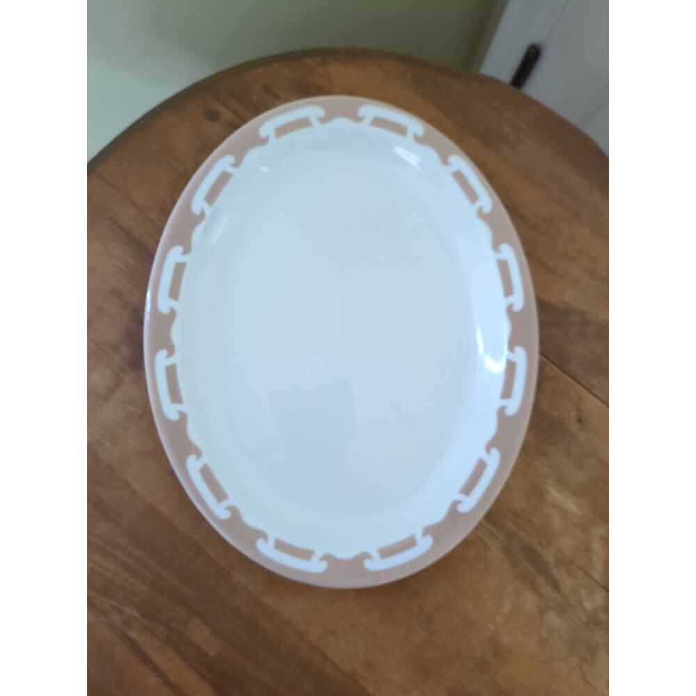 Vintage Shenango China Restaurant Ware Oval Serving Platter Deco